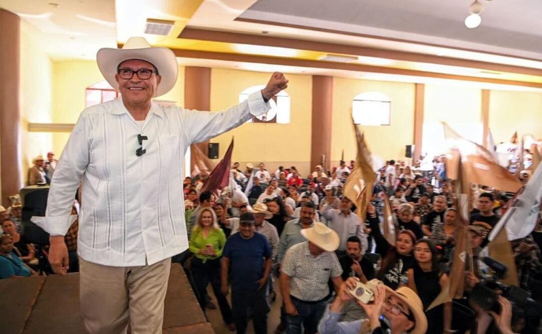 Ricardo Monreal de visita a Sombrerete, Zacatecas. Foto: Especial