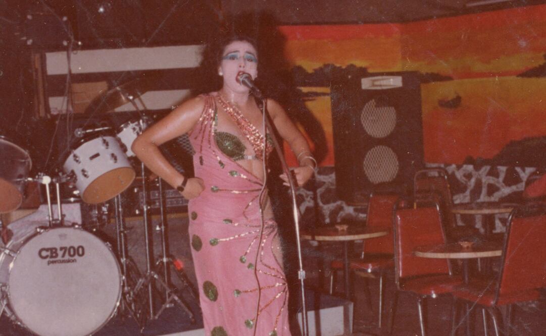 Emma Yessica Duvali en "El Noa Noa", en 1979. Foto: Memoria trans