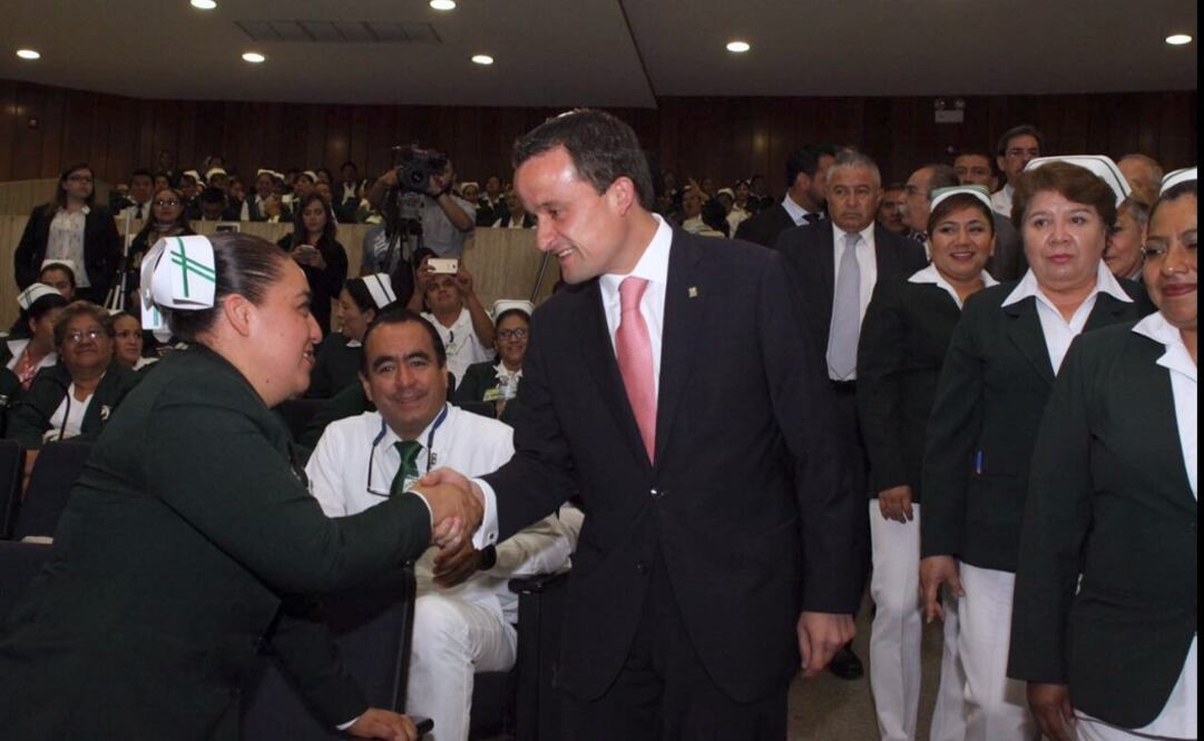 El director general del IMSS hizo entrega de 120 reconocimientos al desempeño de estos elementos del Instituto. /Tomada de @arriolamikel