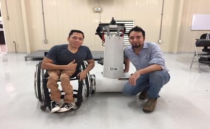 Joven desarrolla robot para que personas con discapacidad se puedan desplazar