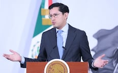Canciller Velasco evita responder si ya recibió pruebas de EU contra Rocha y demás acusados; asiste al Senado a reunión EuroLat