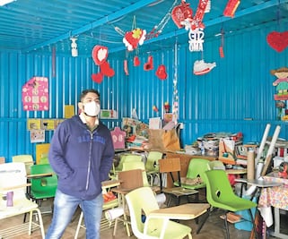 Pandemia no pone freno al vagón escuela