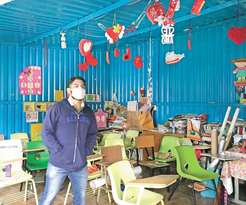 El director Abisaí Cruz reconoció que sin los niños, el vagón escuela pierde su esencia. Fotos: REBECA JIMÉNEZ. EL UNIVERSAL