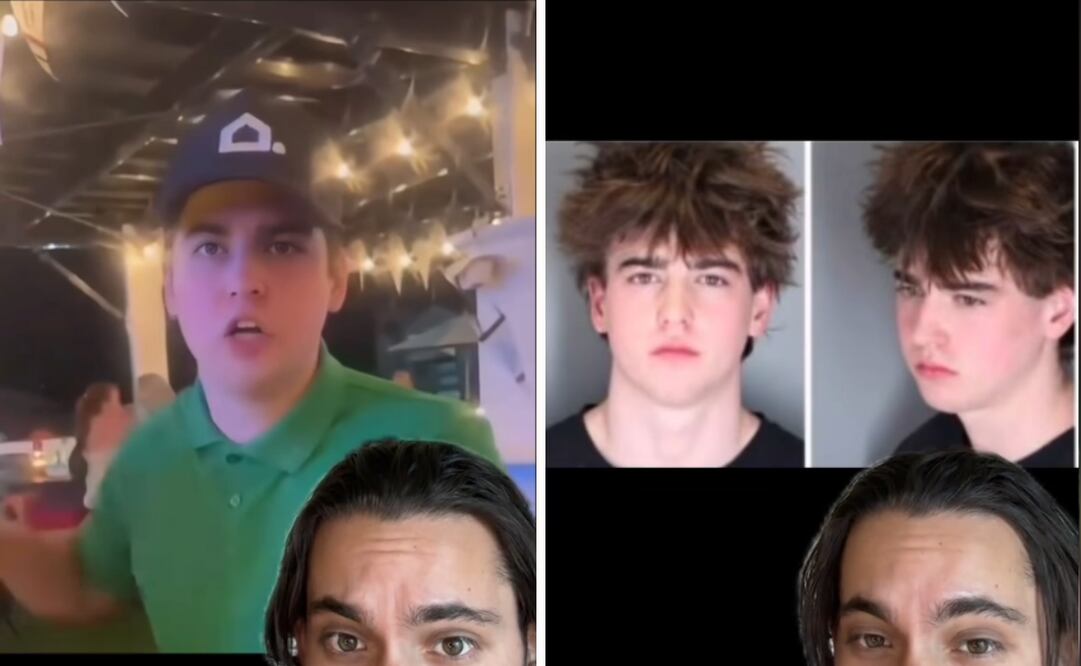 Un joven estadounidense fue despedido de su empleo y detenido por la policía tras ser captado en video mientras lanzaba insultos racistas y comentarios violentos contra migrantes mexicanos.
Foto: Captura de pantalla en TikTok