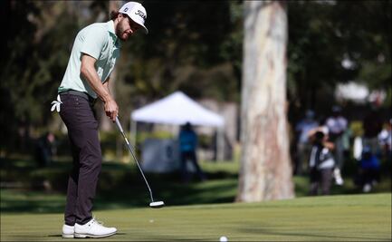 Isidro Benítez, líder de la IV Copa Prissa en el Club Campestre de Puebla