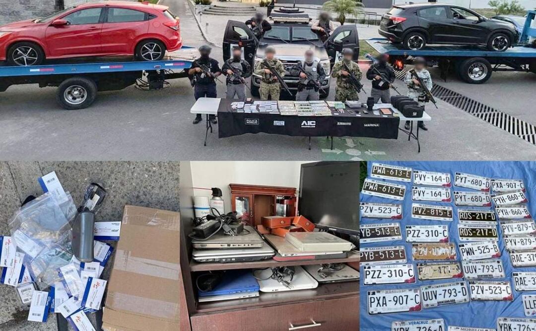 La Fiscalía de Morelos desarticula banda relacionada con más de 200 robos de autos en el país (22/05/2025). Foto: Especial