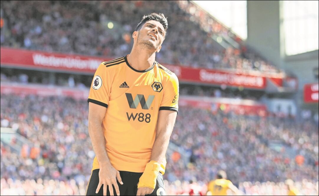 Observarán mucho el rostro de Raúl Jiménez, pero mucho. Foto: Agencias