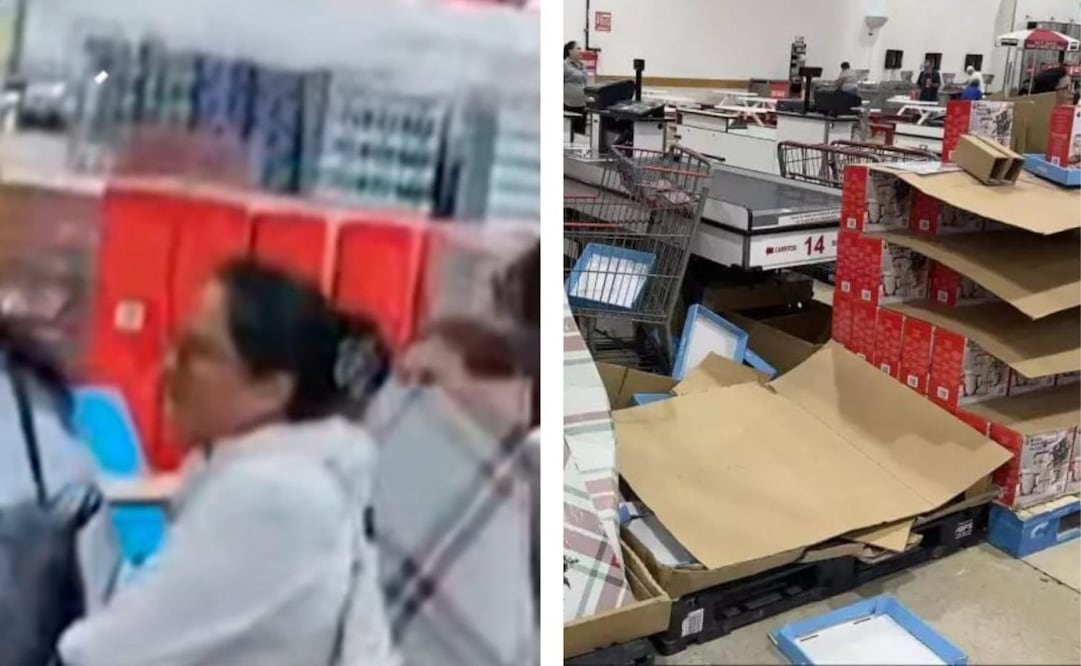Pelea en la tienda Costco de Mérida por compra de productos navideños (08/10/2025). Foto: Especial