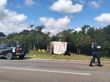 Nuevo accidente en carretera Mérida-Campeche deja 25 lesionados