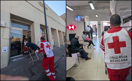 Denuncian trato indigno de HSBC a abuelita en San Luis Potosí; la obligan a ir en ambulancia a sucursal por cuenta bloqueada