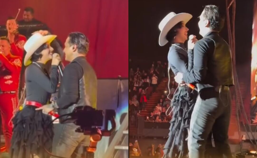 La pareja volvió a causar controversia en el escenario. Foto: Captura de pantalla.