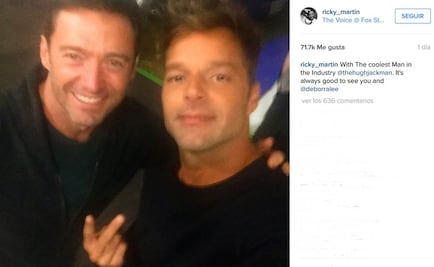 Ricky Martin y su encuentro con Hugh Jackman