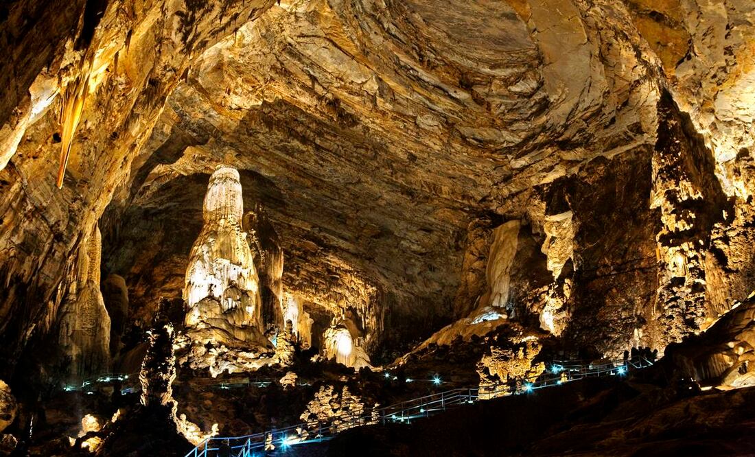 Se calcula que estas grutas comenzaron a formarse hace unos 85 millones de años. Foto: Comisión Mexicana de Filmaciones. Flikr. Creative Commons