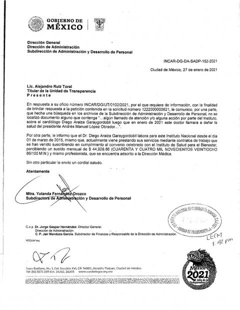 Sin sanción, doctor que llamó a “librarse” del Presidente suministrándole sustancias