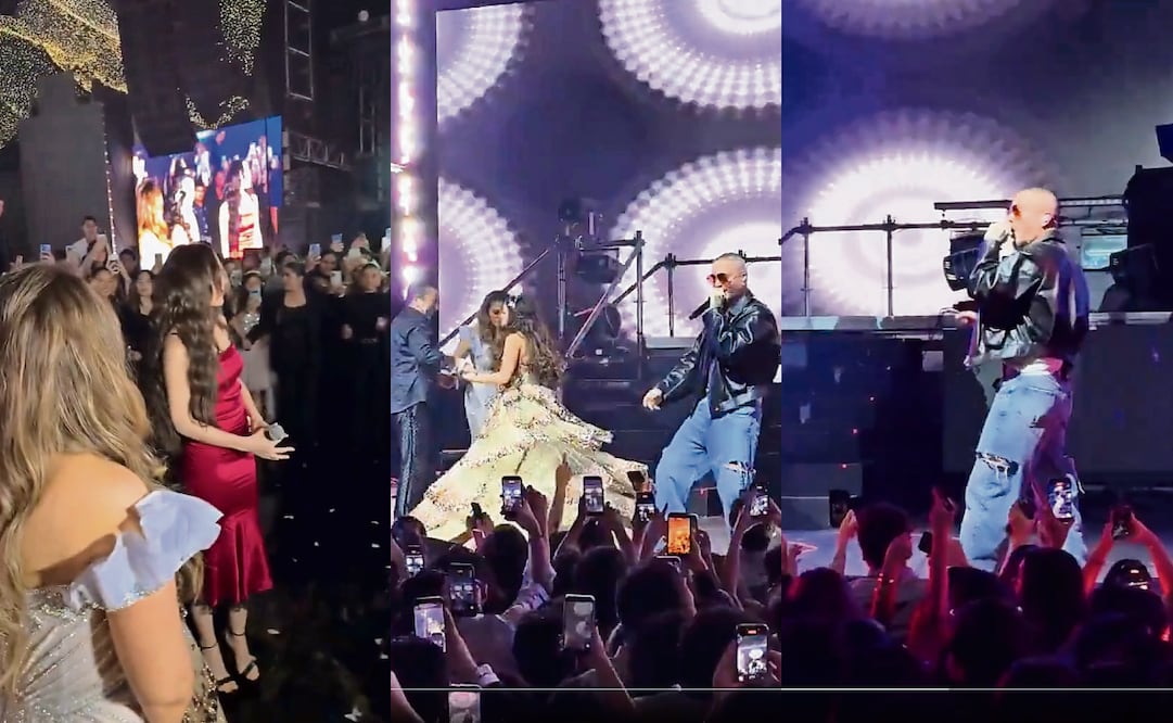 En la fiesta participaron Galilea Montijo, Belinda,  J Balvin, Gabito Ballesteros y el grupo Matute, además de varios influencers. Fotos: Tomadas de video