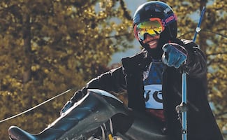 Arly Velásquez encontró libertad en la nieve  