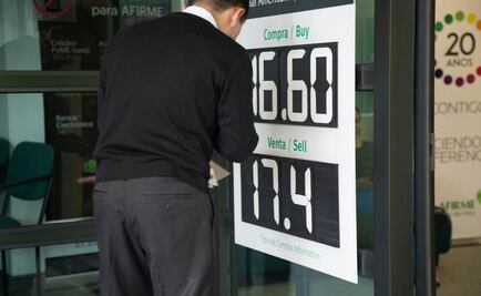 Pese a inyección de 400 mdd, dólar repunta a $17.43