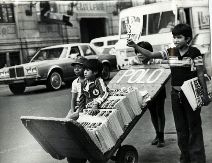Así era el trabajo de los niños en el Centro 