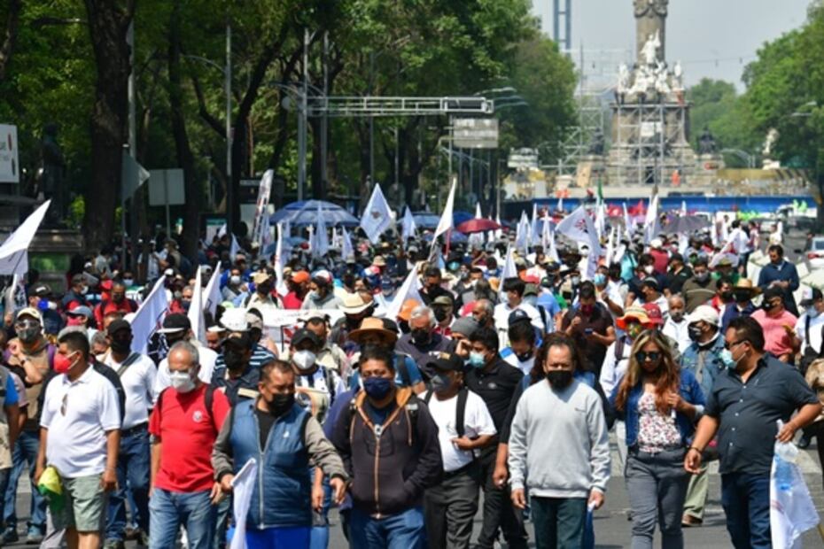 Sindicatos independientes realizan marcha por el Día del Trabajo