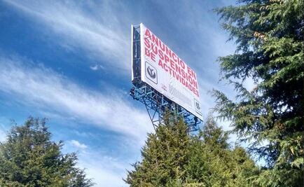 Suspenden 7 espectaculares instalados en suelos de conservación