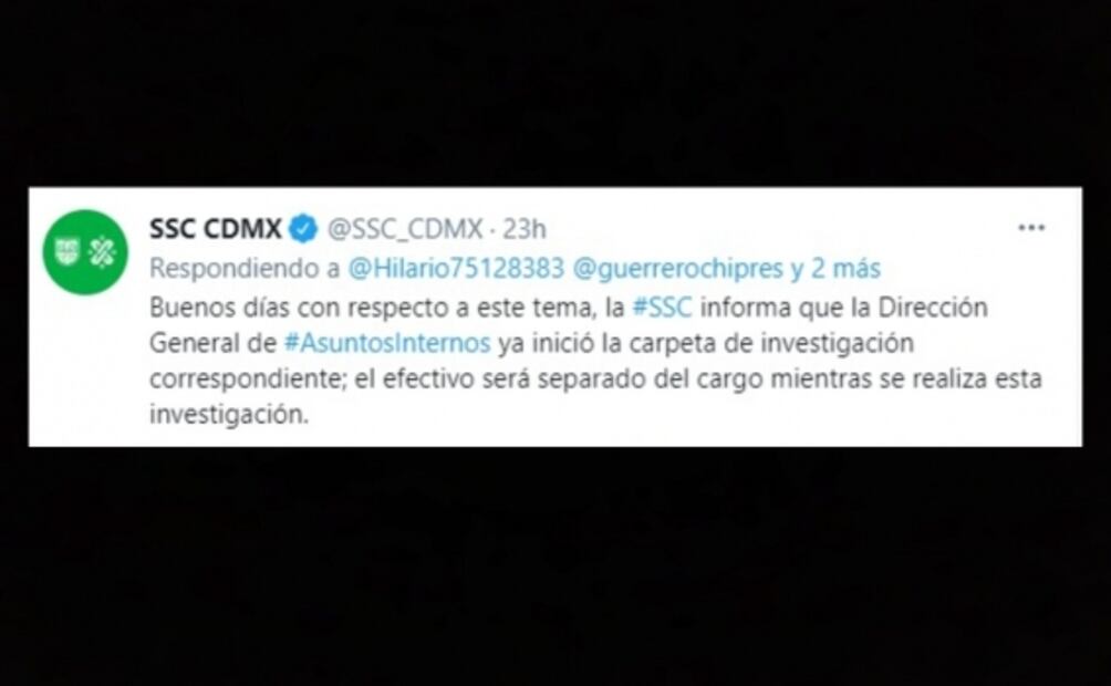 Investiga SSC-CDMX caso de acoso de mando a mujer policía