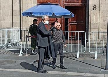 Alfonso Romo acude a Palacio Nacional para desayunar con AMLO y desearle feliz año nuevo