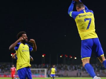 Cristiano Ronaldo en modo imparable; convirtió cuatro goles en la victoria del Al Nassr