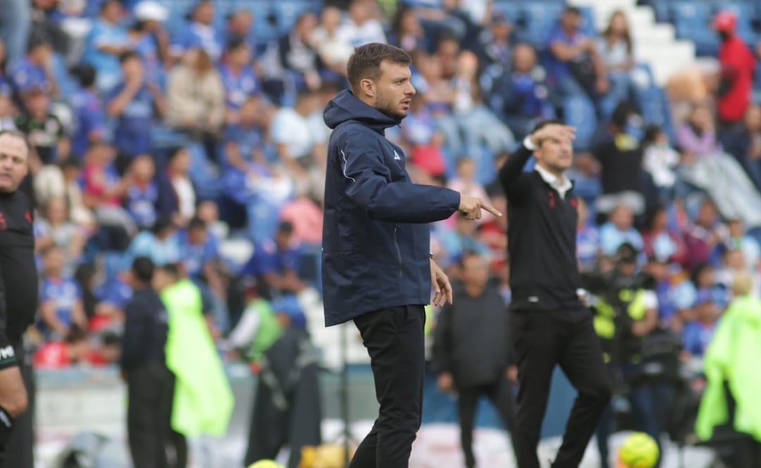 Martín Anselmi tras el empate ante Atlas FOTO: CARLOS MEJÍA - EL UNIVERSAL