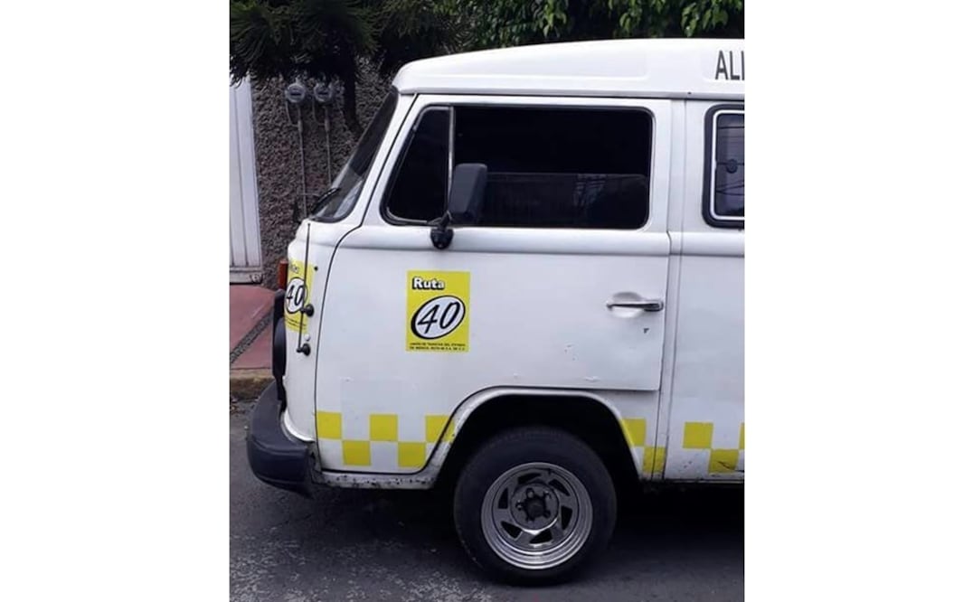 Combi donde fue encontrada la menor en la colonia Benito Juárez. (Foto: Especial)