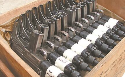 Piden a Estados Unidos bajar flujo de armas ilegales a México