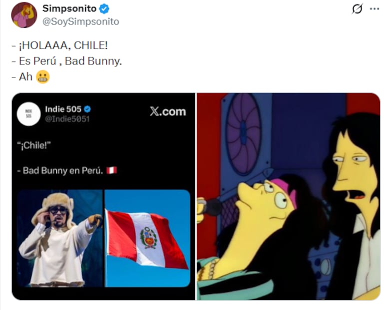 Memes del primer concierto del DTMF World Tour en Lima, Perú. Foto: X