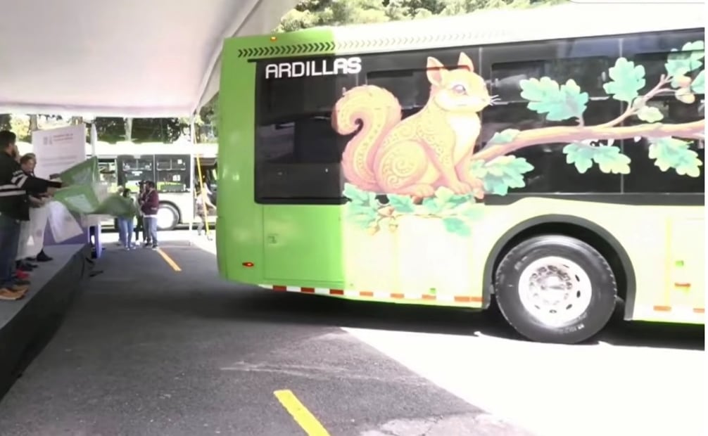 La jefa de Gobierno de la CDMX, Clara Brugada, inaugura nueva ruta de RTP en Milpa Alta. Foto: especial