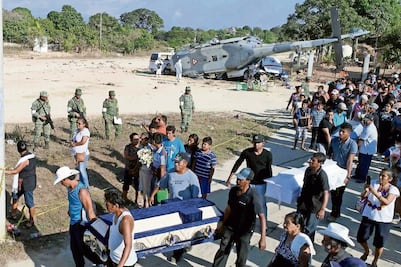 Víctimas pernoctaban ahí por miedo a réplicas cuando cayó helicóptero 