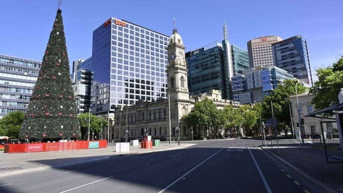 Adelaide, junto al resto de Australia Meridional, entró en confinamiento el miércoles (Foto: Getty Images)