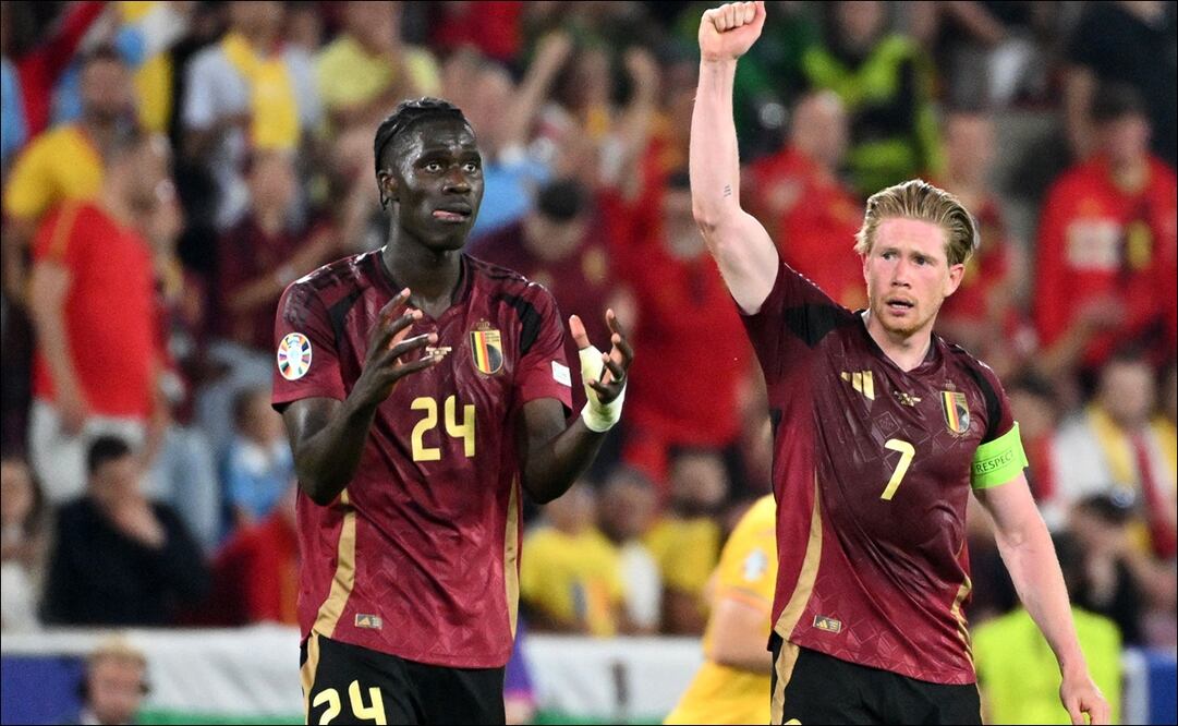 Kevin de Bruyne festejando el gol del triunfo / Foto: AFP