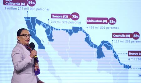 Concluye primera fase de vacunación en municipios de la frontera norte: SSPC