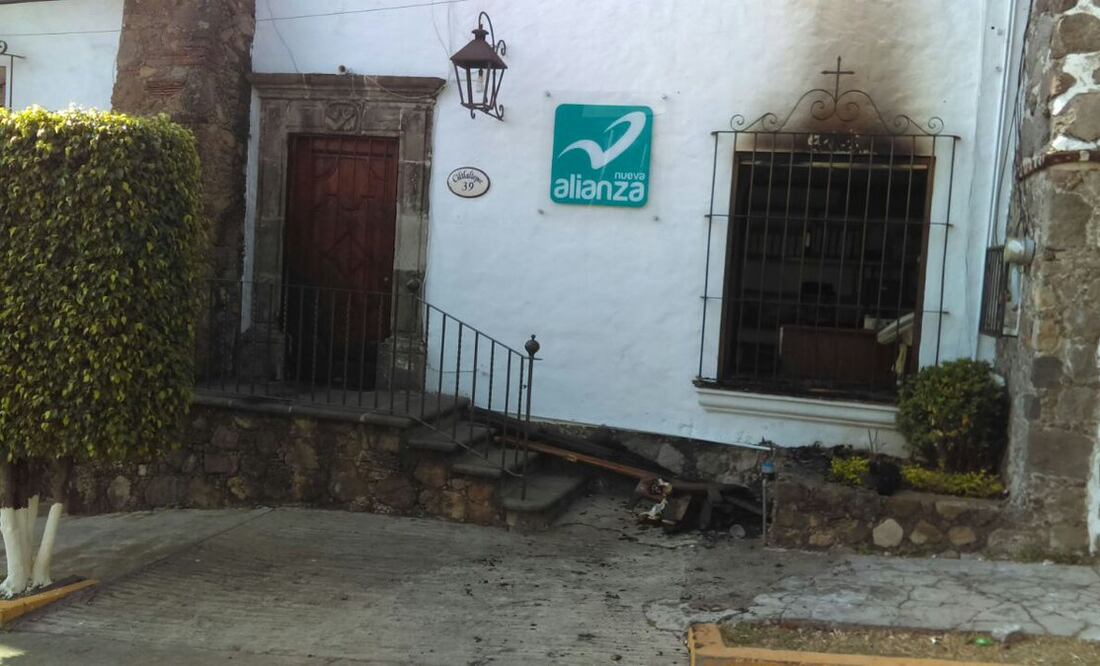 Javier Baena Cárdenas, dirigente estatal del PNA, aseguró que no conoce el origen del ataque ya que ese partido no tiene enemigos políticos (Foto: tomada de Twitter @PNAMorelos)