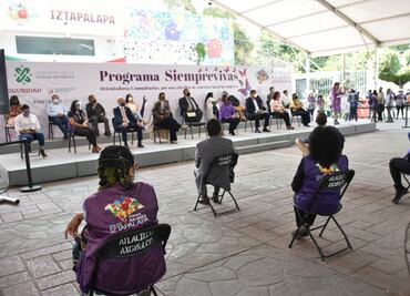 Iztapalapa inicia programa “Siemprevivas” para combatir la violencia de género