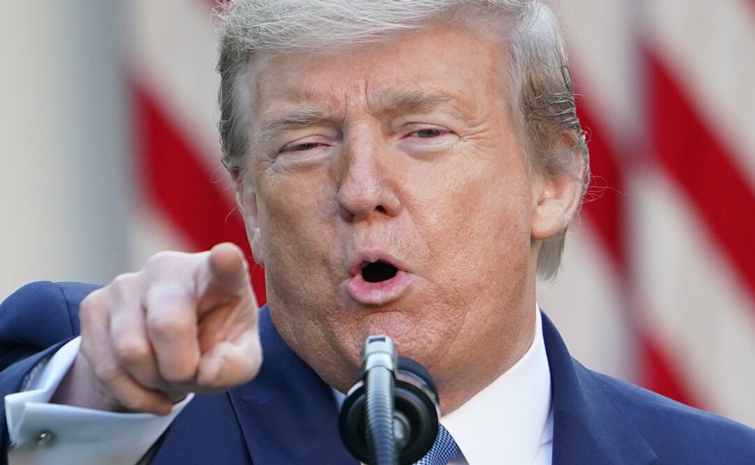 U.S. President Donald Trump gestures as he speaks during the daily briefing on the novel coronavirus, which causes COVID-19, at the White House - Photo: Mandel NGAN/AFP