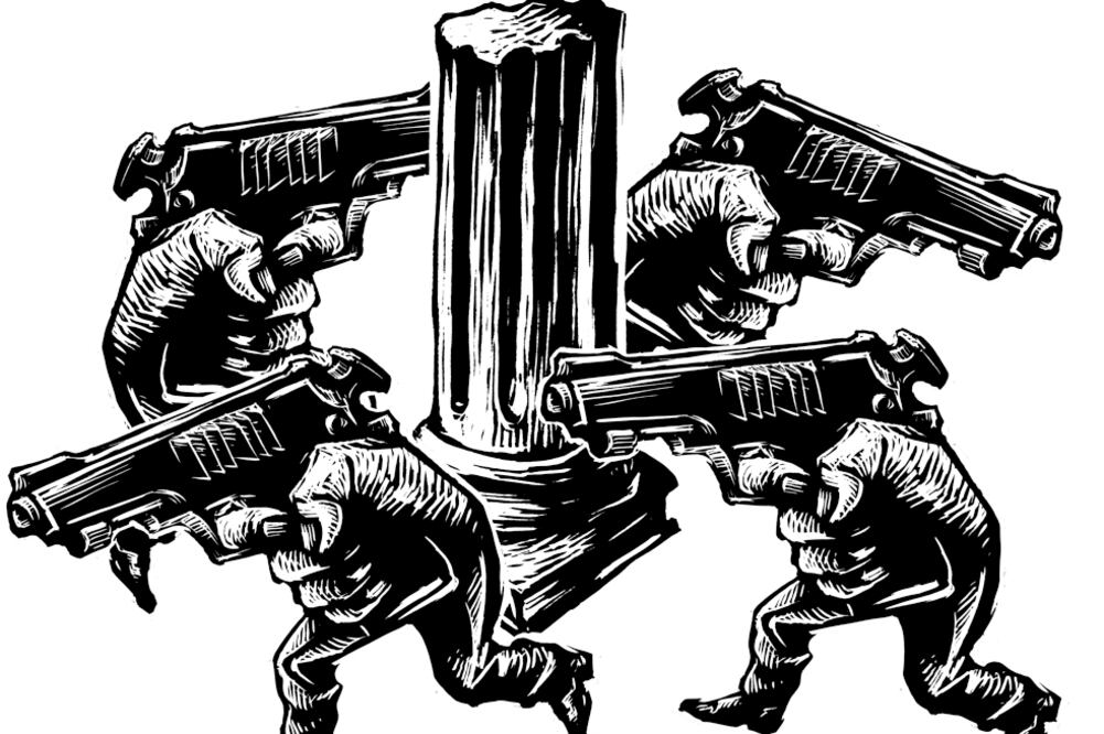 La guerra entre priístas y perredistas