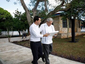 AMLO realiza última gira del año para supervisar avances del Tren Maya en Yucatán
