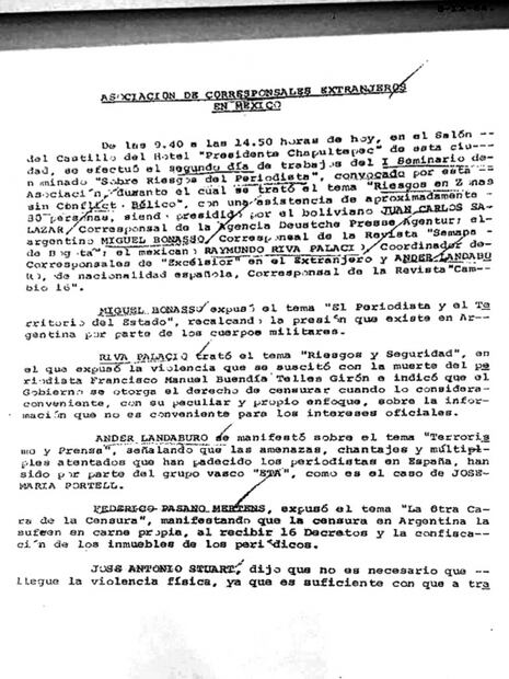 Espionaje a periodistas: DFS puso la lupa en Marín y Riva Palacio