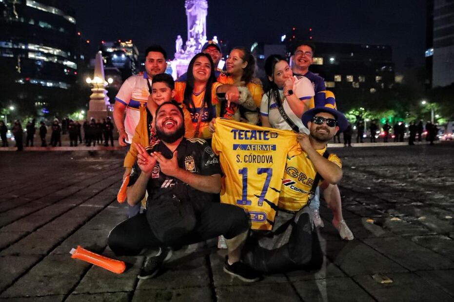 Aficionados del Tigres, Foto: Fernanda Rojas