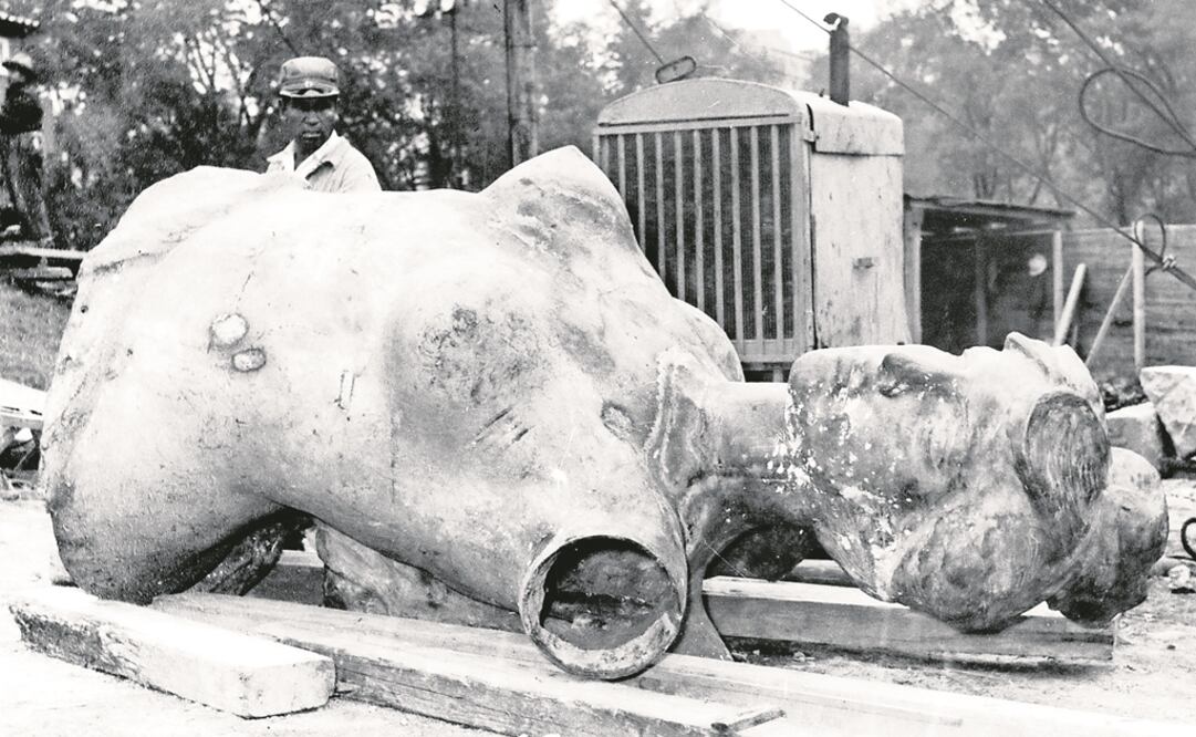 Un terremoto sacudió la Ciudad de México el 28 de julio de 1957 y provocó la caída del Ángel de la Independencia.