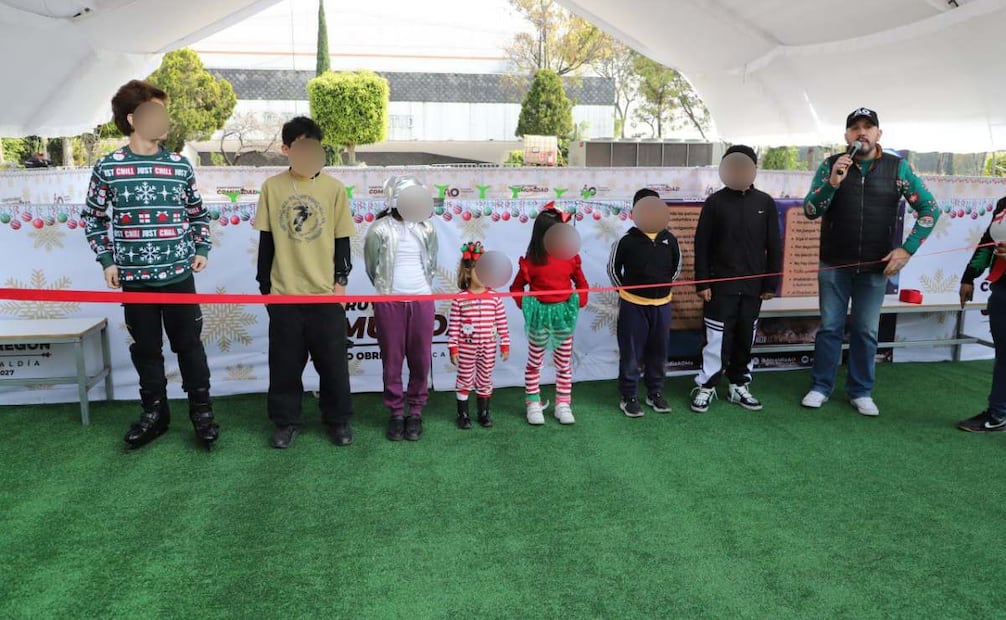 Inauguran pista de hielo en alcaldía Álvaro Obregón; ofrecen acceso gratuito en temporada decembrina.
Foto: Especial.