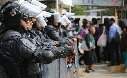 Oaxaca: CNTE llega hasta cerco de la PF