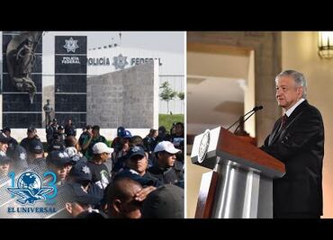 AMLO anuncia acuerdo para finalizar conflicto con la Policía Federal