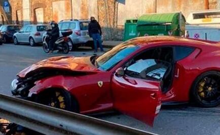 Lavacoches destroza millonario auto de portero de Genoa