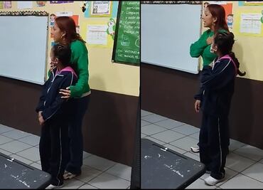 VIDEO: Maestra enseña lengua de señas a sus alumnos para comunicarse con su compañera sordomuda