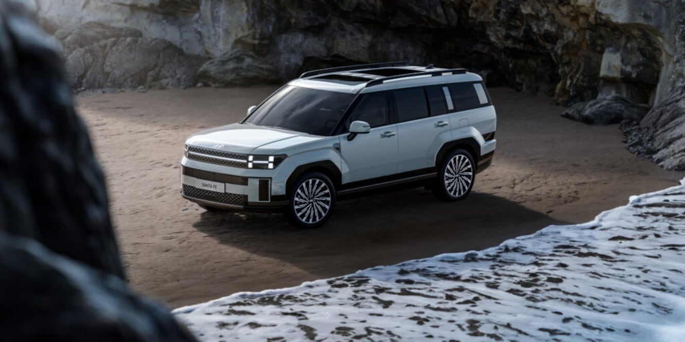 La quinta generación de Hyundai Santa Fe tiene un estilo más robusto.